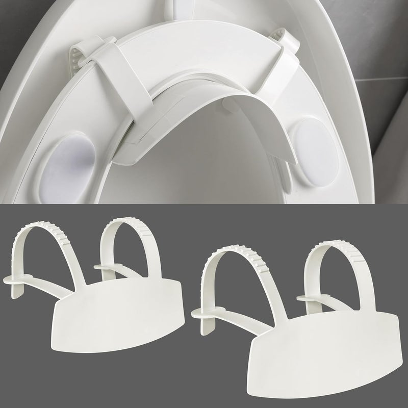 Doytn Universal Pee Deflector for Toilet Seat with Toilet lid Lifter, Toilet Splash Guard Prevents Kids and Adult from Peeing Splash Size ：11.5 * 8.3”(2PCS) - Image 1